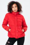 Hype Short Length Padded Coat With Fur thumbnail 1
