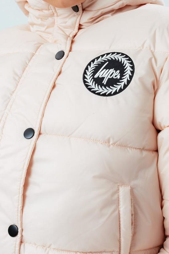 Hype Pale Cropped Puffer Jacket 4