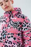 Hype Leopard Camo Cropped Puffer Jacket thumbnail 6