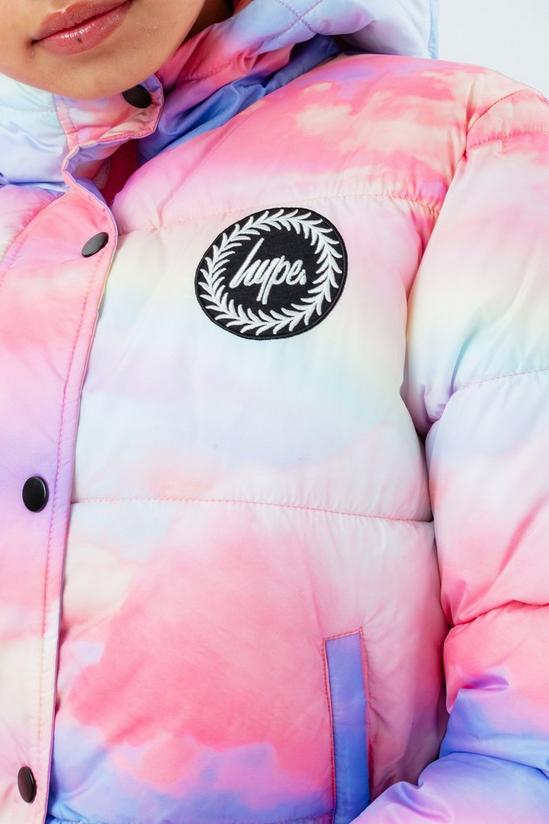 Hype Double Rainbow Cropped Puffer Jacket 4
