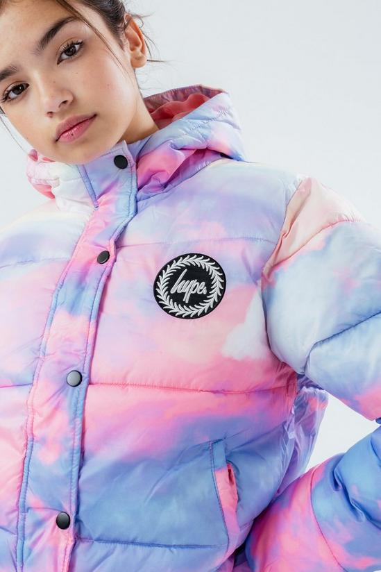 Hype Double Rainbow Cropped Puffer Jacket 6