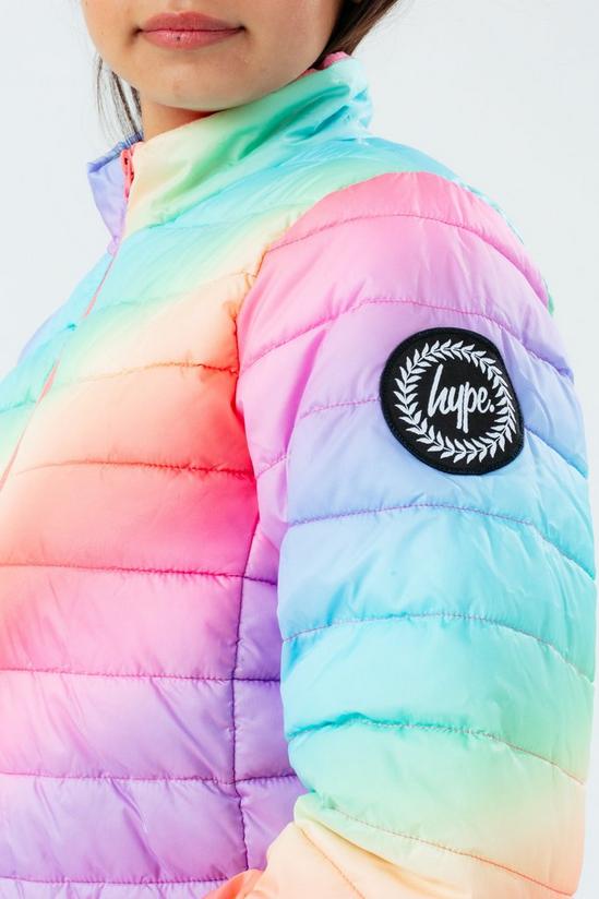 Hype Rainbow Puffer Jacket 4