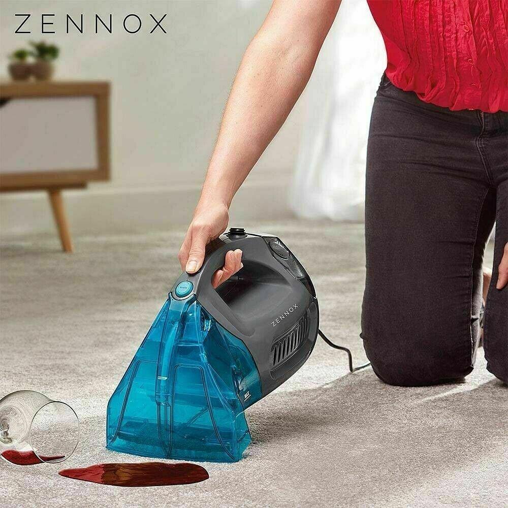 Carpet Washer Upholstery Cleaner Machine Handheld Compact Portable by Zennox