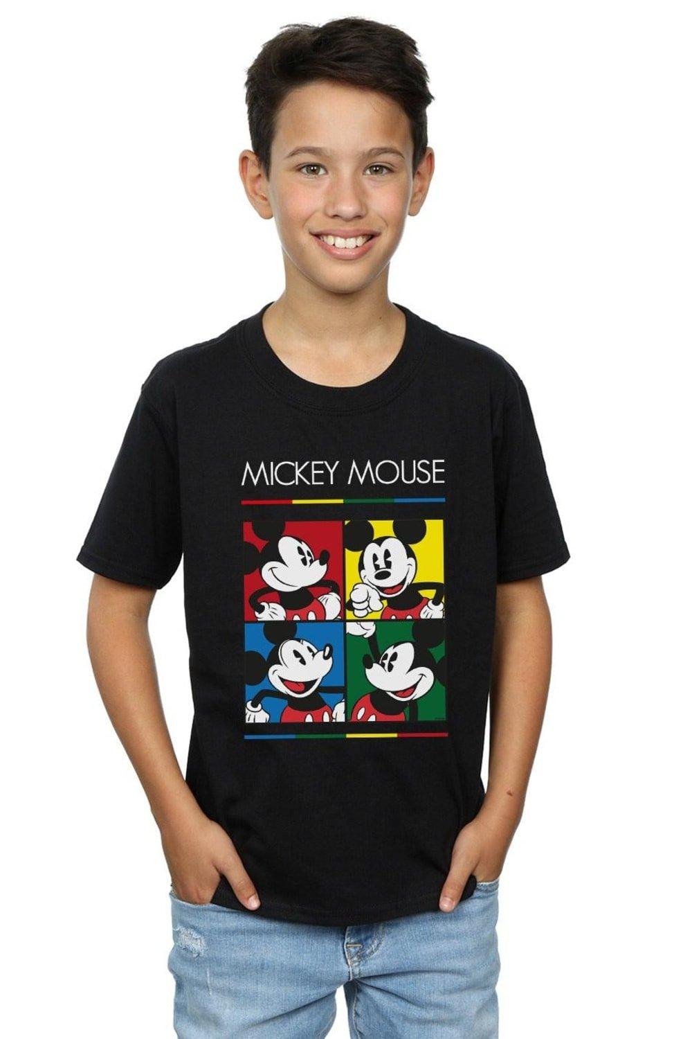 Mickey Mouse Square Colour T-Shirt