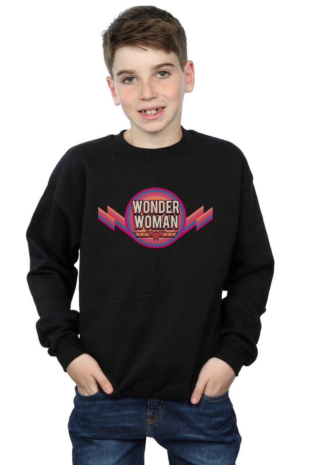 Wonder Woman Rainbow Logo Sweatshirt
