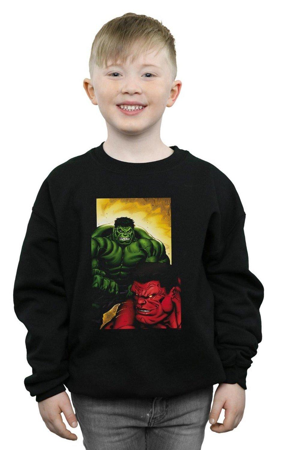 Red Hulk Vs Green Hulk Sweatshirt