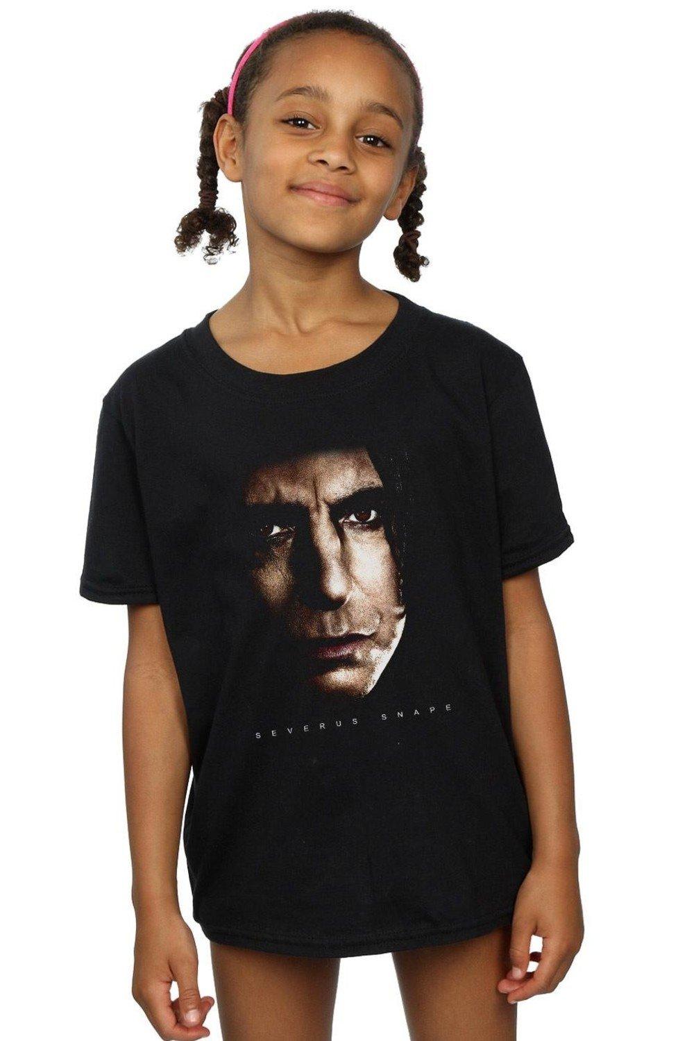 Severus Snape Portrait Cotton T-Shirt