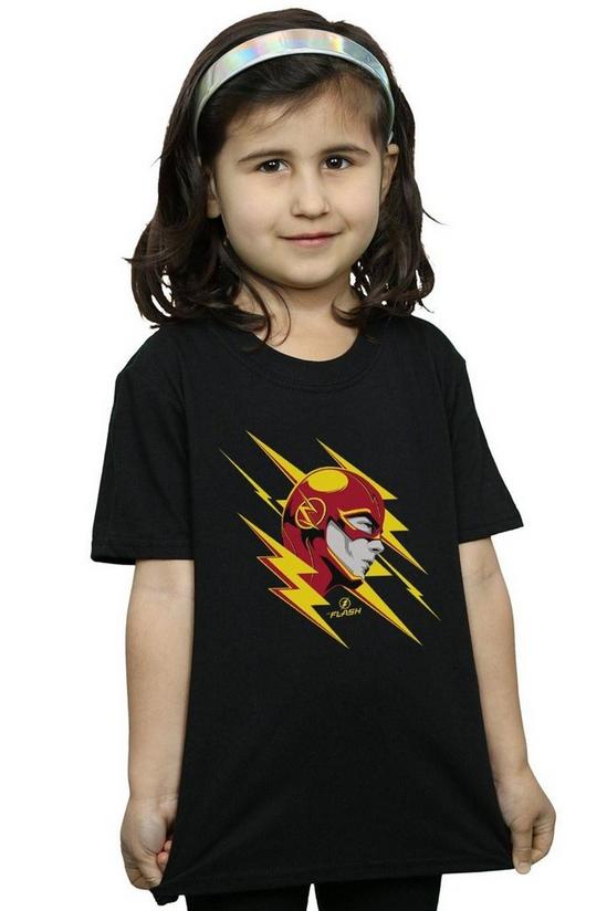 DC Comics The Flash Lightning Portrait Cotton T-Shirt 1