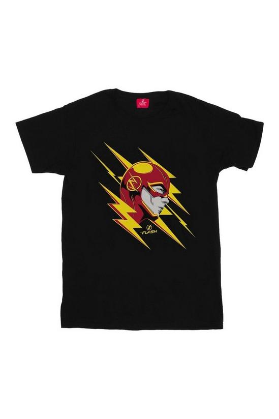 DC Comics The Flash Lightning Portrait Cotton T-Shirt 2