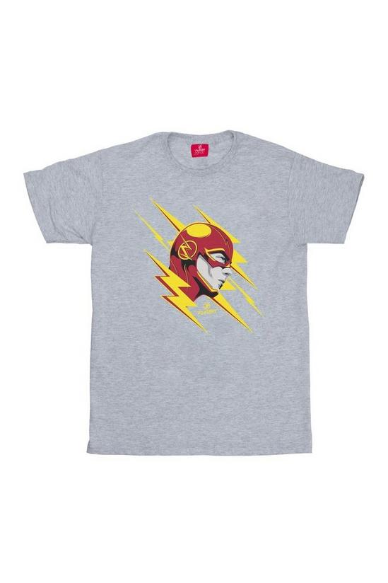 DC Comics The Flash Lightning Portrait Cotton T-Shirt 2