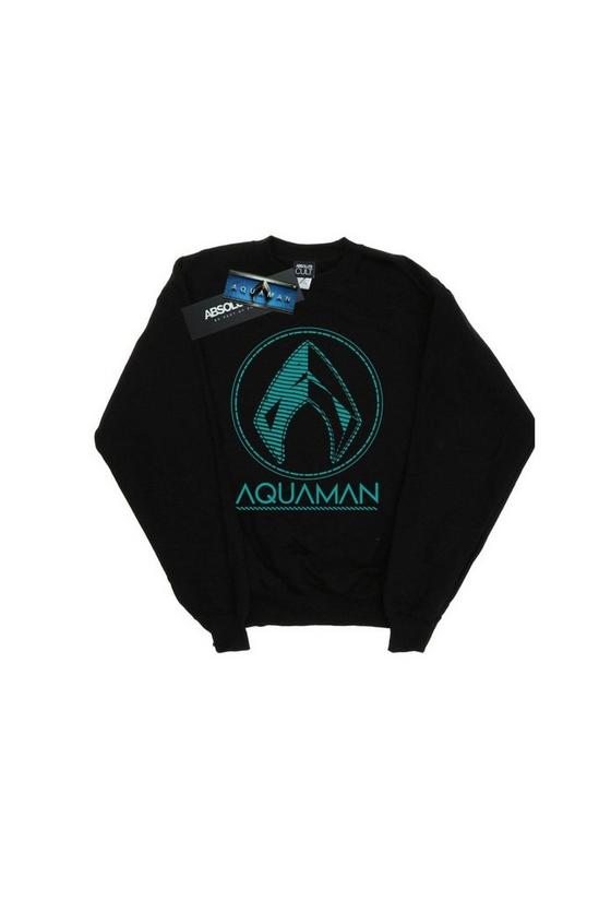 DC Comics Aquaman Aqua Logo Sweatshirt 2