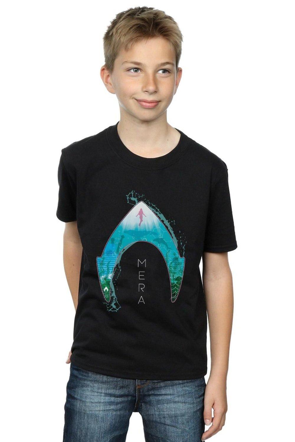 Aquaman Mera Ocean Logo T-Shirt