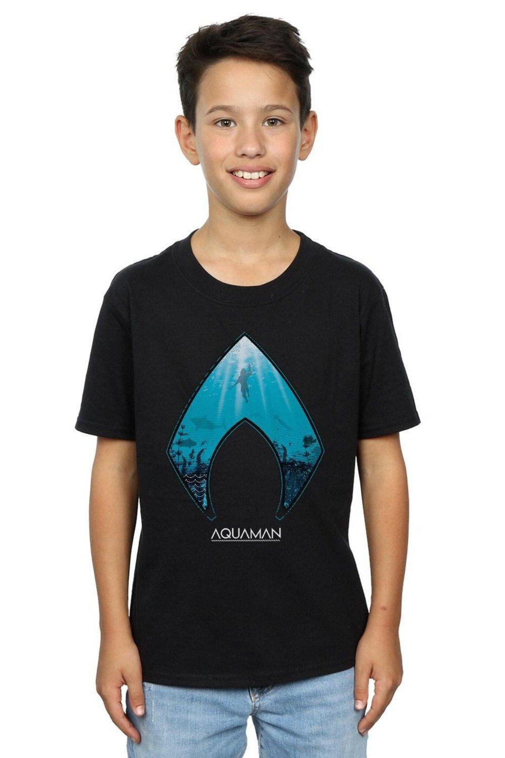 Aquaman Ocean Logo T-Shirt