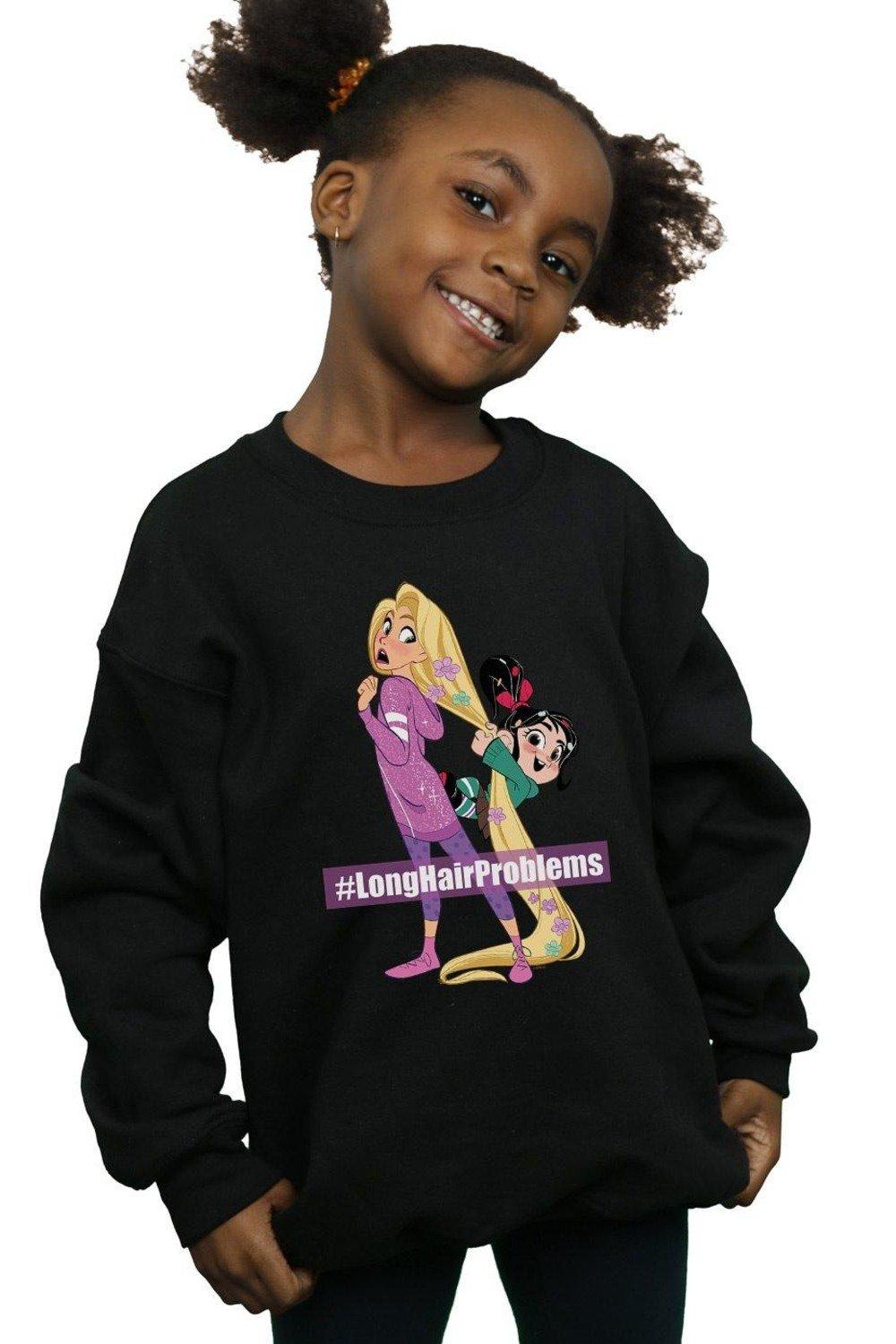 Wreck It Ralph Rapunzel And Vanellope Sweatshirt