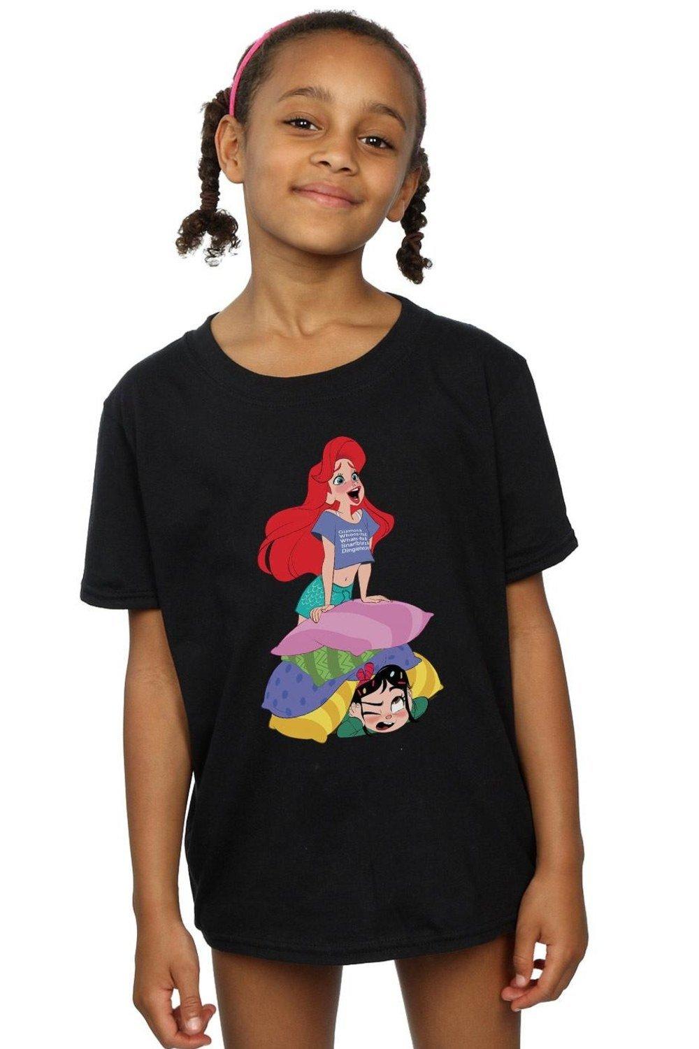 Wreck It Ralph Ariel And Vanellope Cotton T-Shirt