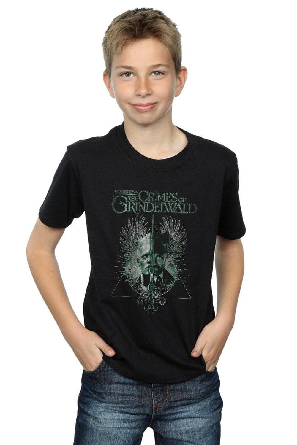 The Crimes Of Grindelwald Wand Split T-Shirt