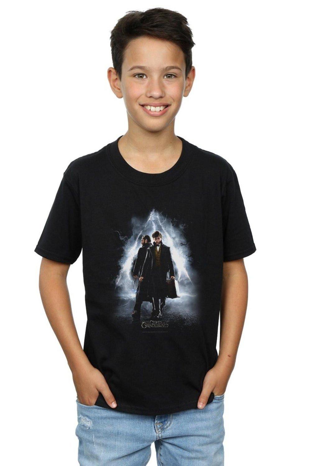 Newt And Dumbledore Poster T-Shirt
