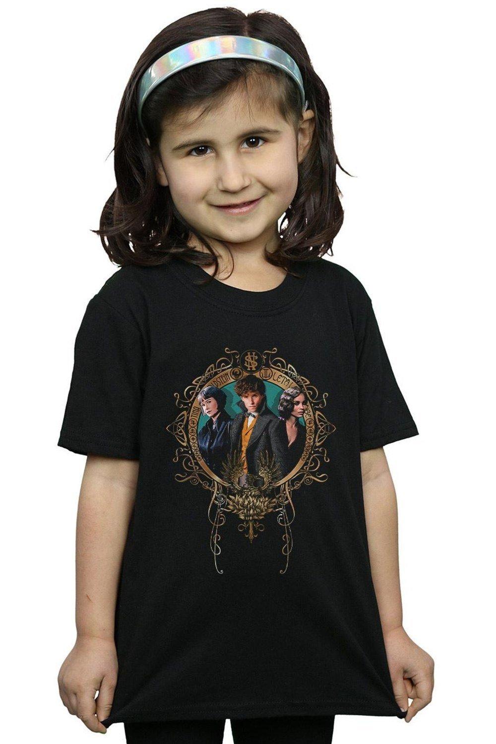 Tina, Newt And Leta Cotton T-Shirt