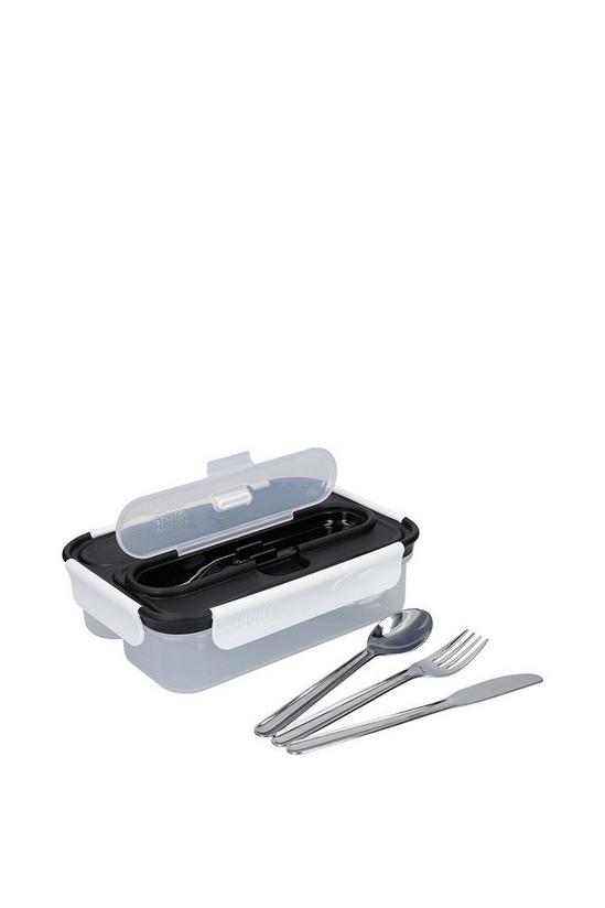 BUILT New York Professional 1 Litre Lunch Box with Cutlery 1