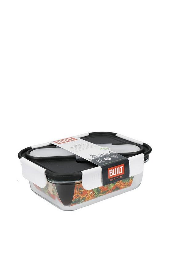 BUILT New York Professional Glass 900ml Lunch Box with Cutlery 4