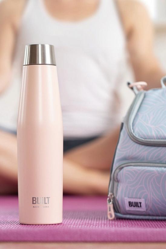 BUILT New York Perfect Seal 540ml Pale Pink Hydration Bottle 1