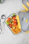 BUILT New York Stylist Glass 900ml Lunch Box with Cutlery thumbnail 1