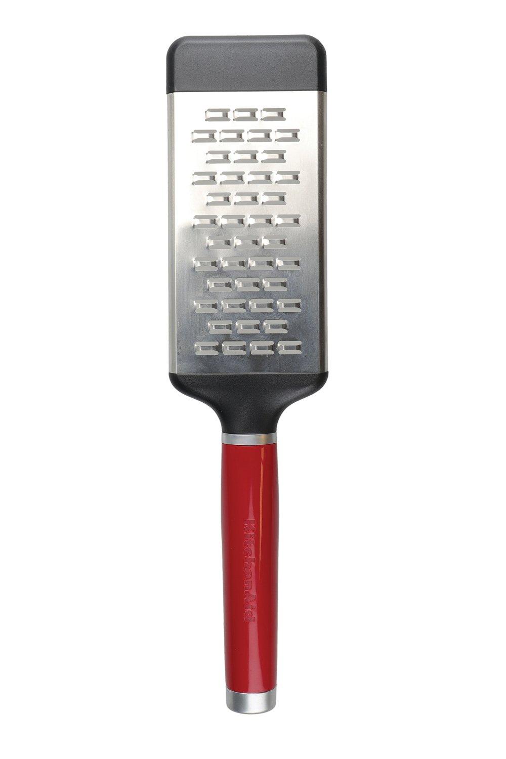 etched cheese grater - empire red
