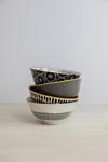 KitchenCraft Set of 4  'Monochrome' Designs Cereal Bowl Set in Gift Box thumbnail 1