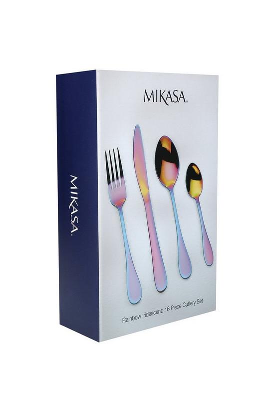 Mikasa Iridescent Cutlery Set in Gift Box, Stainless Steel, 16 Pieces (Service for 4) 4