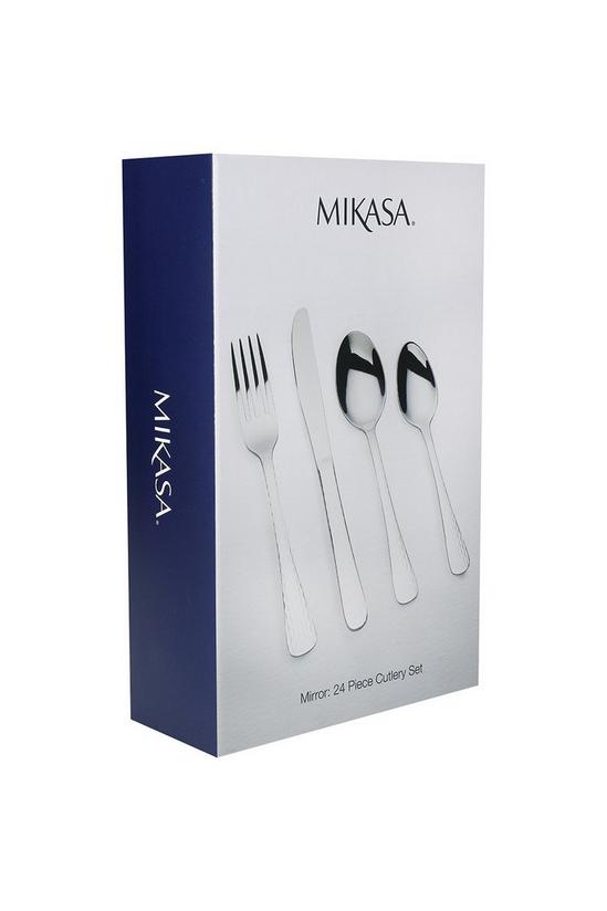 Mikasa 24-Piece Cutlery Set in Gift Box, Mirror-Polished Stainless Steel 4