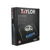 Taylor Accurate USB-Rechargeable Kitchen Scales with Tare Function in Gift Box, Stainless Steel thumbnail 2