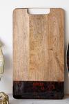 Artesa Mango Wood Rectangular Serving Platter with Tortoiseshell Resin Edge thumbnail 1