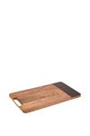 Artesa Mango Wood Rectangular Serving Platter with Tortoiseshell Resin Edge thumbnail 5