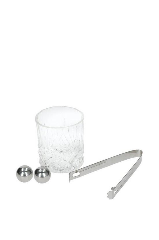 BarCraft Whiskey Glass and Stone Set in Gift Box 1
