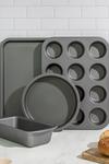 KitchenCraft Non-Stick Carbon Steel 4-Piece Bakeware Set thumbnail 1