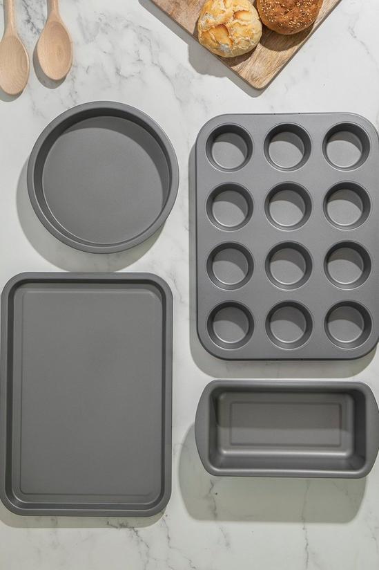 KitchenCraft Non-Stick Carbon Steel 4-Piece Bakeware Set 2