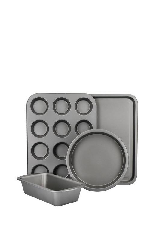 KitchenCraft Non-Stick Carbon Steel 4-Piece Bakeware Set 3