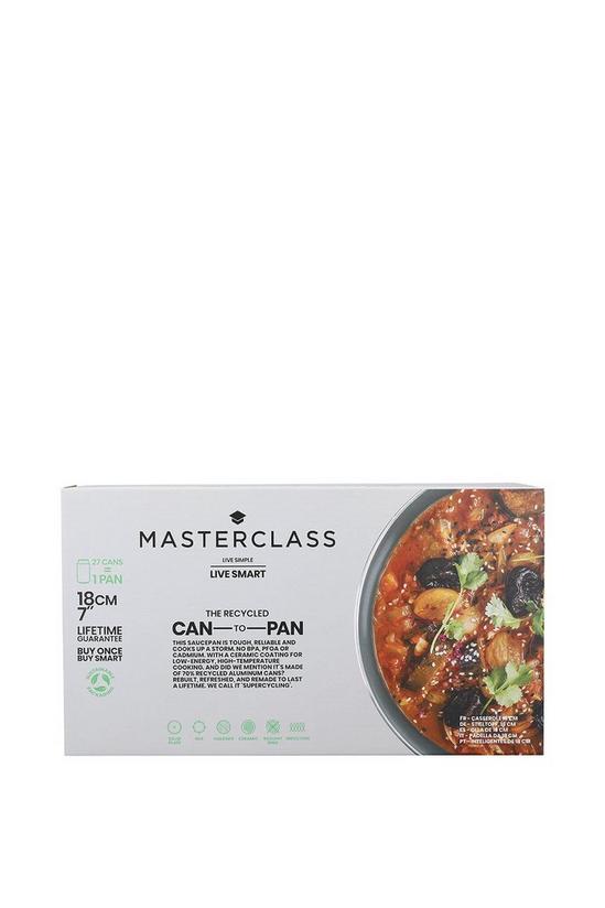 MasterClass Can-to-Pan 18cm Ceramic Non-Stick Saucepan with Lid, Recycled Aluminium 4