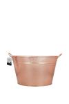 BarCraft Large Copper Champagne Bucket, Steel thumbnail 3