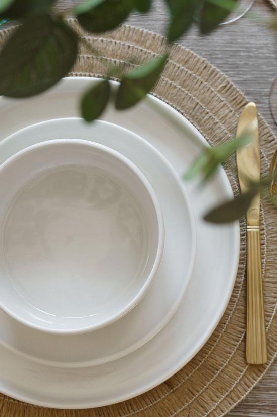 Mikasa Camberlie Porcelain 12-Piece White Dinner Set 3