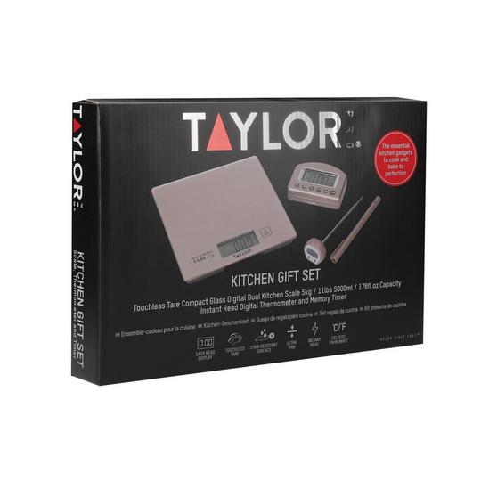 Taylor 3-Piece Rose Gold Kitchen Measuring Set in Gift Box 2
