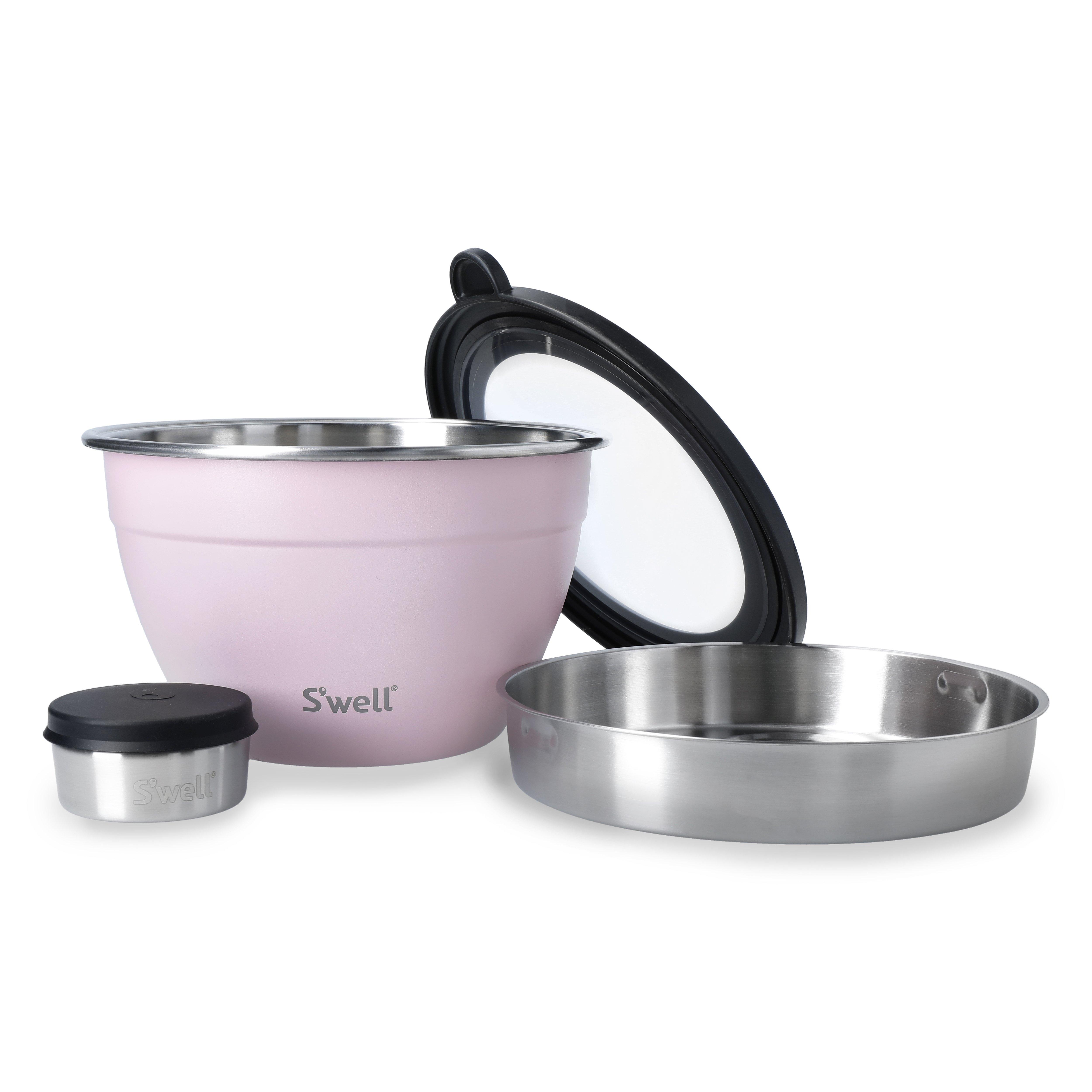 Salad Bowl Kit S´Well Pink Topaz 1,9L