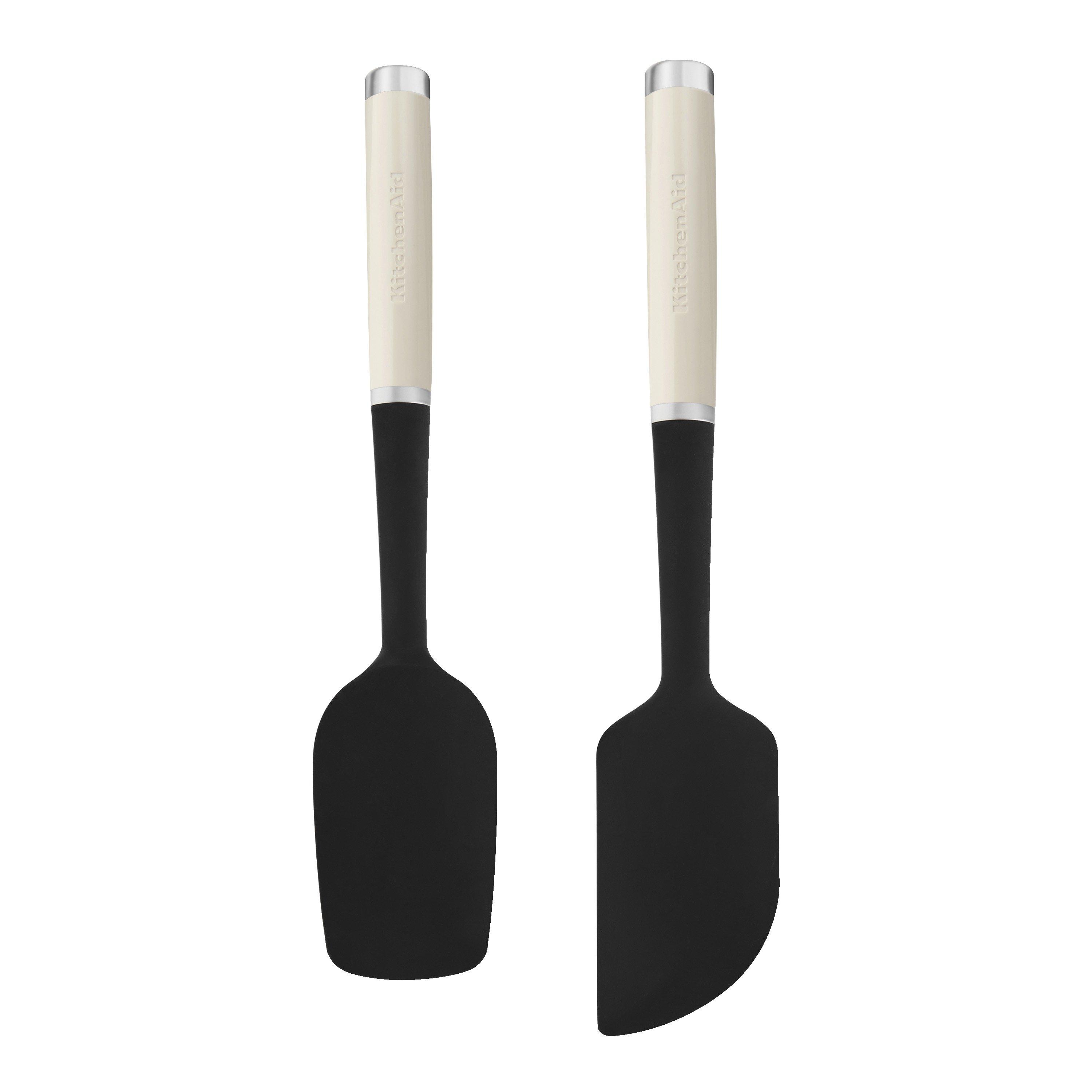 2pc silicone spatula set - almond cream
