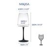 Mikasa Palermo Crystal Red Wine Glasses, Set of 4, 450ml thumbnail 3