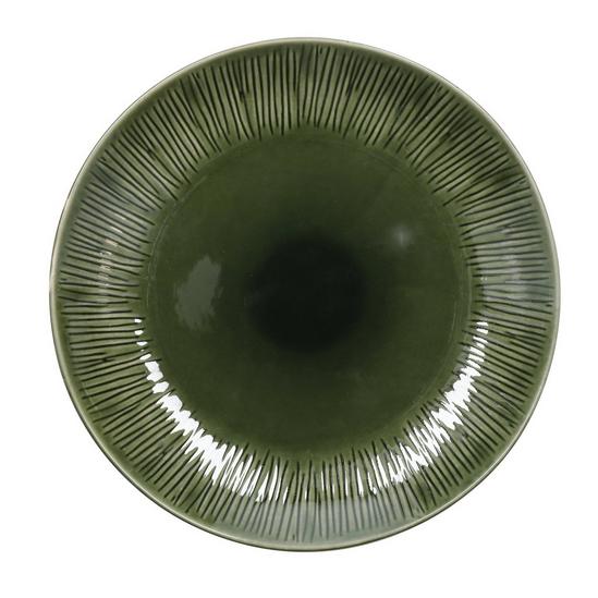 Mikasa Jardin Stoneware Dinner Plates, Set of 4, 27cm, Green 3