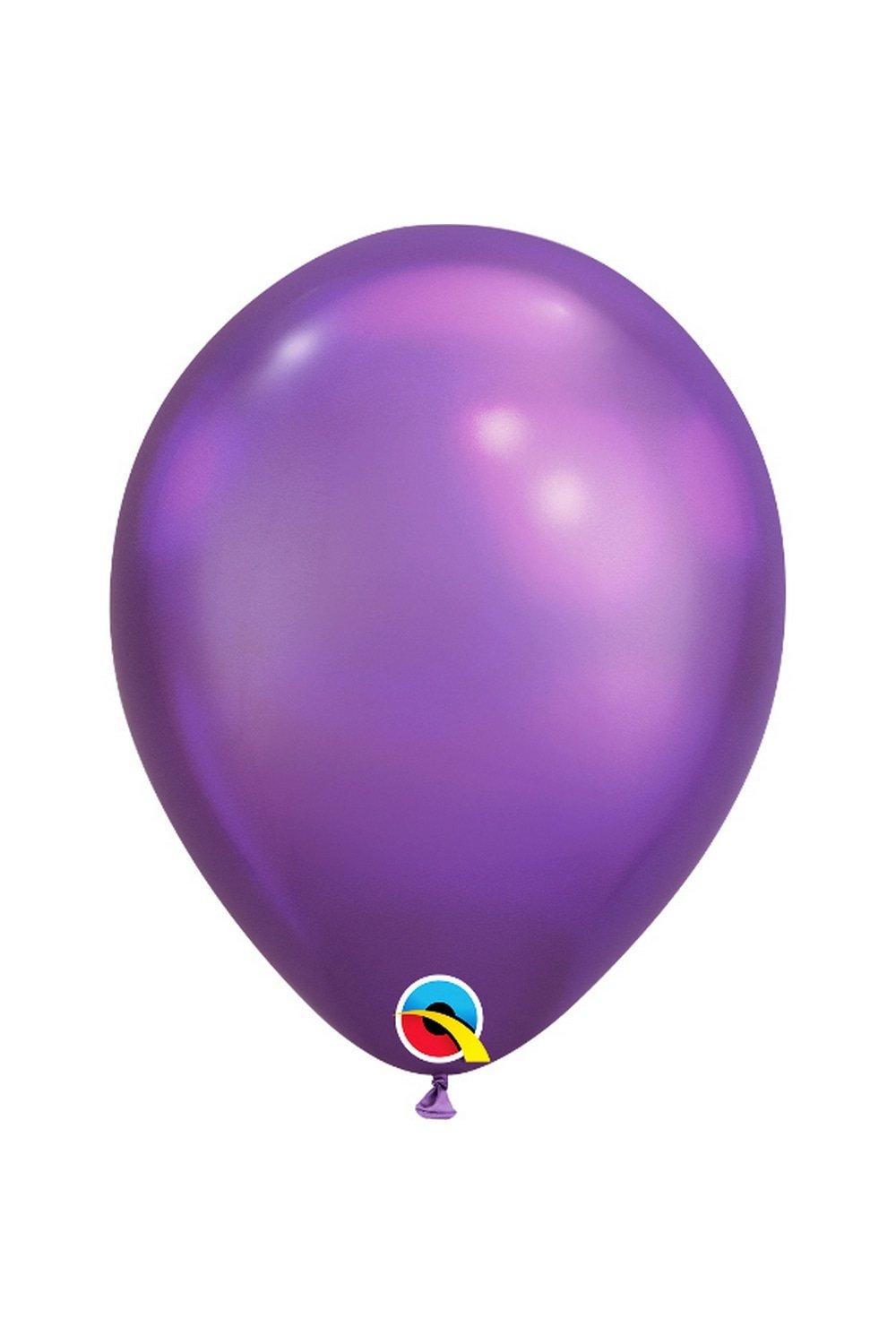 11 Inch Round Plain Latex Balloons (Pack of 25)