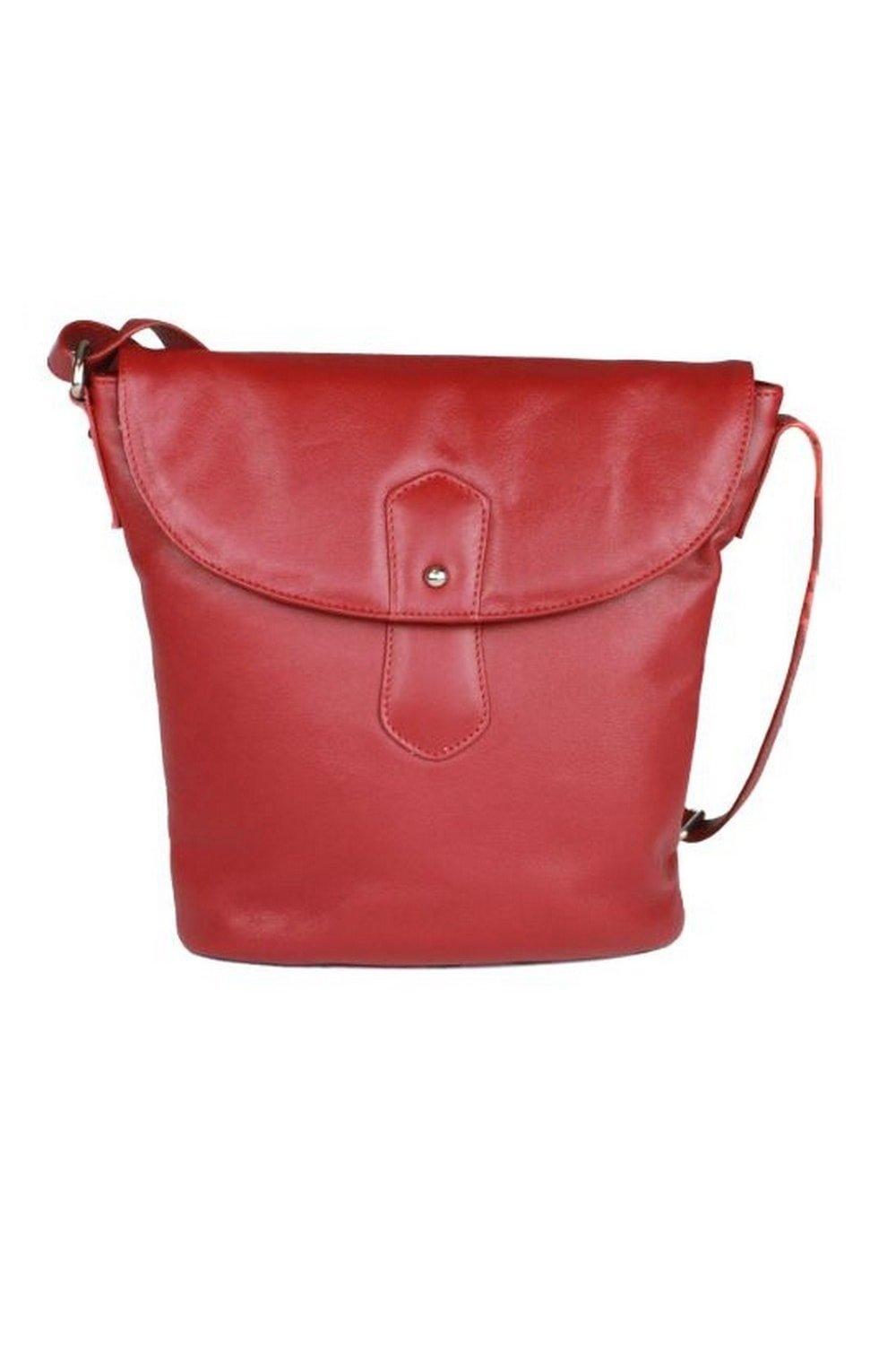 Demi Handbag With Rounded Flap