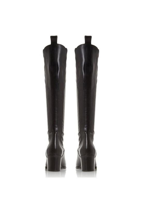 Dune London 'Telling' Leather Knee High Boots 3