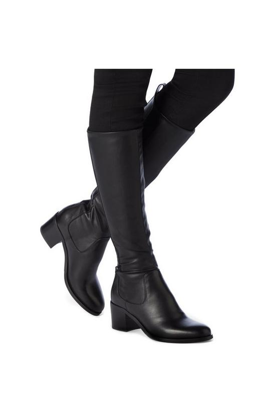 Dune London 'Telling' Leather Knee High Boots 5