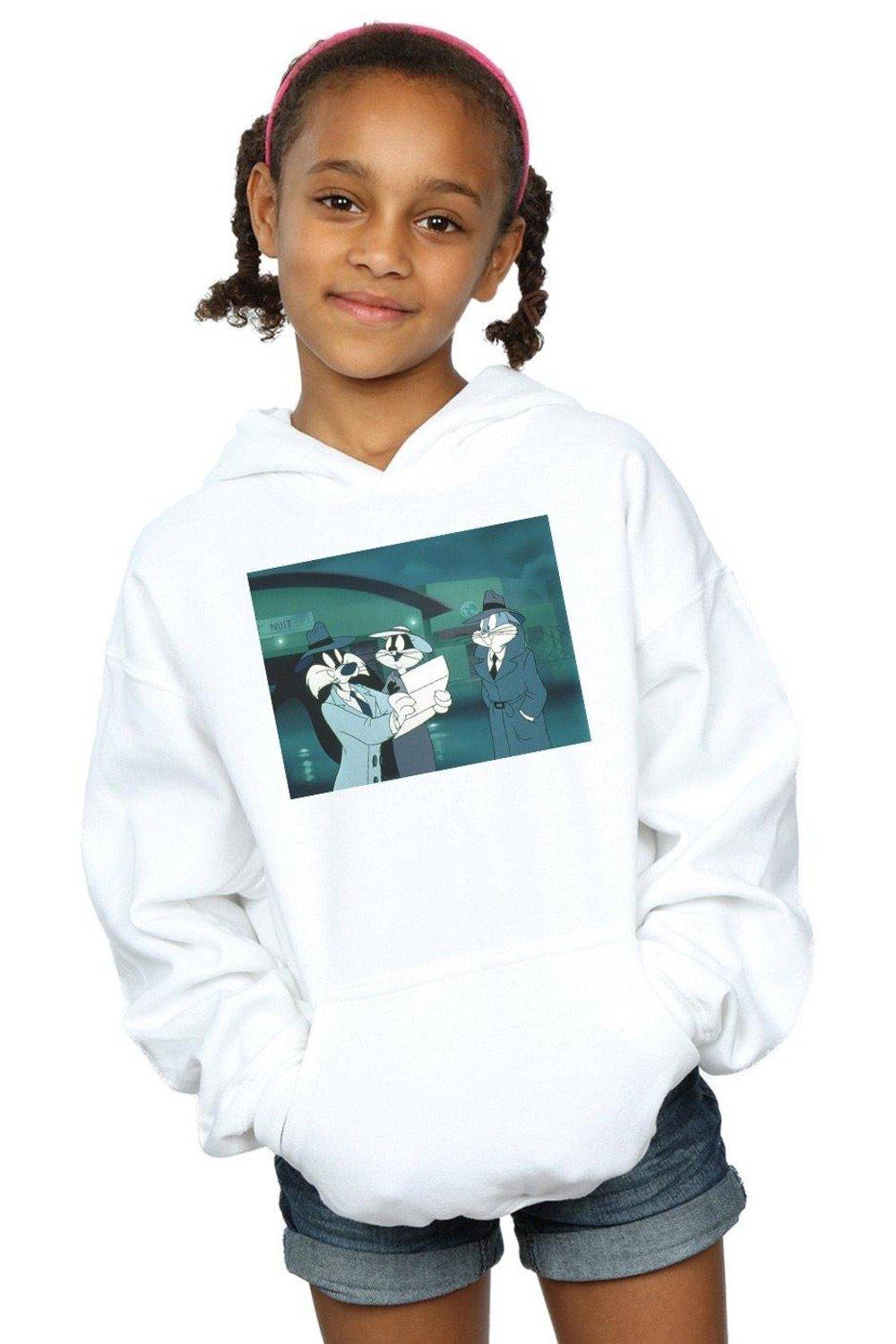 Bugs Bunny Sylvester Letter Hoodie